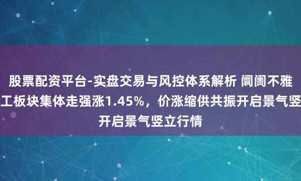 股票配资平台-实盘交易与风控体系解析 阛阓不雅察｜化工板块集体走强涨1.45%，价涨缩供共振开启景气竖立行情